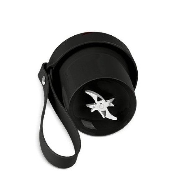 Блендер Mini FashionTv FTV-0176 USB для швидкого приготування смузі, матовий чорний-рожеве золото