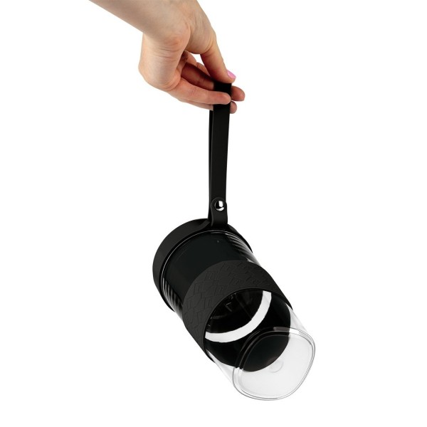 Блендер Mini FashionTv FTV-0176 USB для швидкого приготування смузі, матовий чорний-рожеве золото