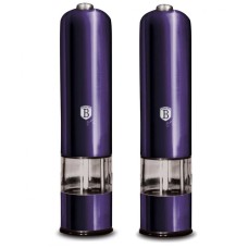Електричні млинки для спецій Berlinger Haus Purple BH-9289 комплект для солі й перцю