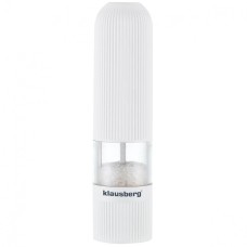 Elektryczny młynek Klausberg KB-7435 do soli i pieprzu z podświetleniem LED, idealny do kuchni