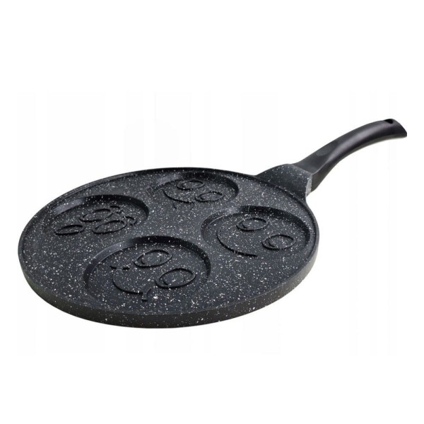 Patelnia do naleśników Zilner ZL-2421 26cm 4 Smileys – idealna do smażenia cienkich placków