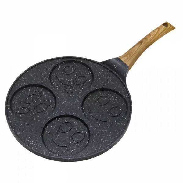 Patelnia do naleśników Kinghoff KH-1666 26cm idealna do smażenia cienkich placków i naleśników