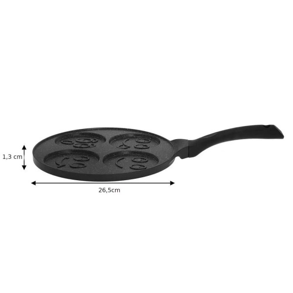 Patelnia do naleśników Kinghoff KH-1672 26cm idealna do smażenia placuszków i pancakes