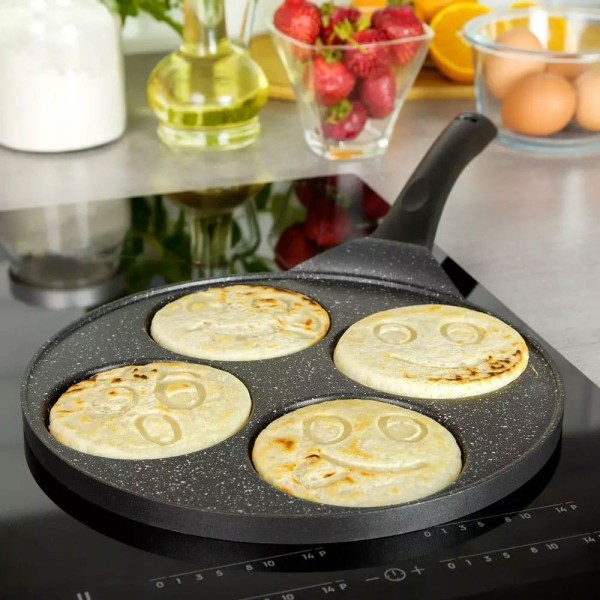 Patelnia do naleśników Kinghoff KH-1672 26cm idealna do smażenia placuszków i pancakes