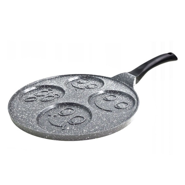 Patelnia do naleśników Zilner ZL-2420 26cm 4 Smileys idealna do smażenia placków i naleśników