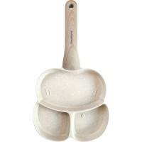 Patelnia do jajek i placków Klausberg KB-7825 (marmurkowa, beżowa)