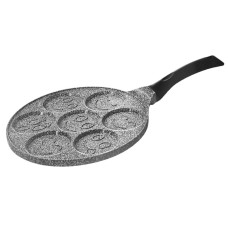 Patelnia do naleśników Zilner ZL-2410, 26 cm, 7 Smileys – idealna do smażenia placków i naleśników