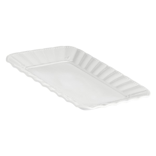 Taca prostokątna La Porcellana Bianca Ducale 20 x 13 cm do serwowania przekąsek