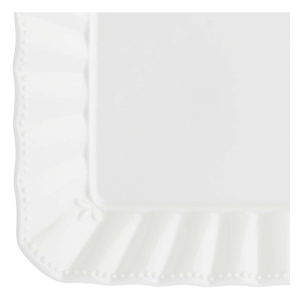 Taca prostokątna La Porcellana Bianca Ducale 20 x 13 cm do serwowania przekąsek