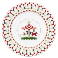 Okrągła taca Rose&Tulipani Xmas Carousel 31 cm do serwowania i dekoracji