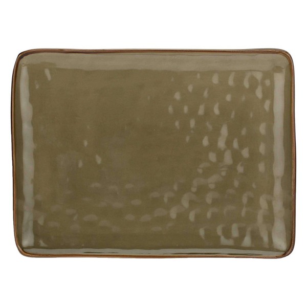 Taca prostokątna Rose&Tulipani Concerto Grigio Tortora 36 x 26.5 cm do serwowania i dekoracji