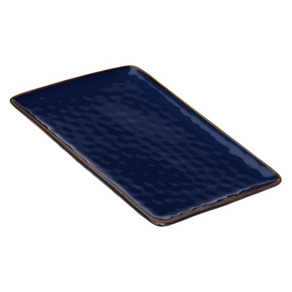 Taca prostokątna Rose&Tulipani Concerto Blu Cobalto 36x26,5 cm do serwowania