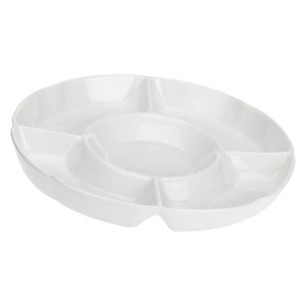 Taca do przekąsek La Porcellana Bianca Convivio 31,5 cm do serwowania