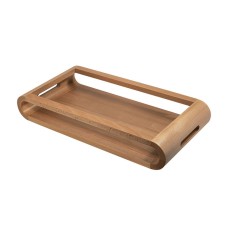 Dwustronna taca z drewna bukowego Artelegno VASD do serwowania 21x43 cm