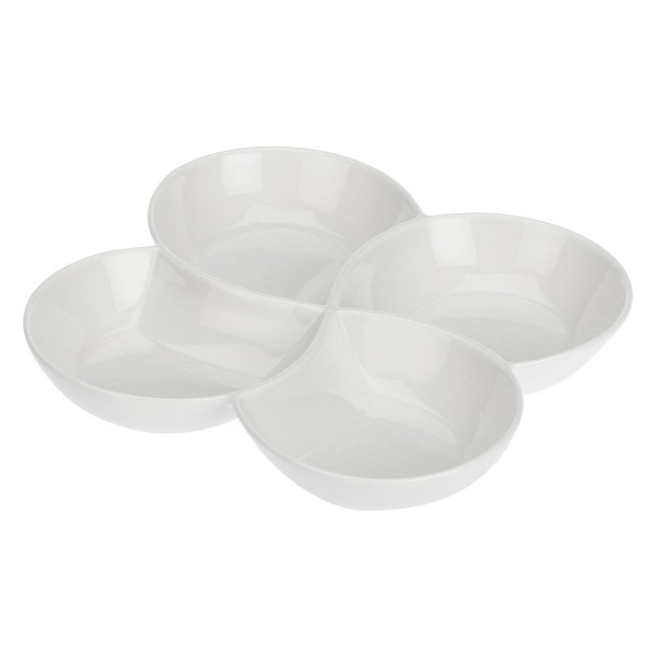 Taca do przekąsek La Porcellana Bianca Convivio 26 cm idealna do serwowania przekąsek
