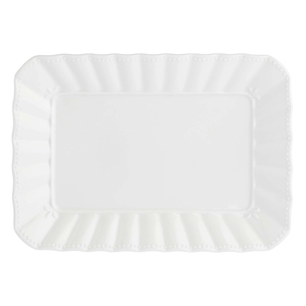 Taca prostokątna La Porcellana Bianca Ducale 35x26 cm do serwowania potraw