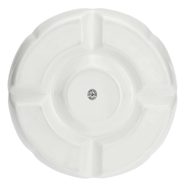 Okrągła taca do przekąsek La Porcellana Bianca Convivio 35,5 cm – idealna do serwowania przystawek