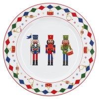 Okrągła taca do serwowania Rose&Tulipani The Christmas Band 31 cm – idealna na świąteczne przyjęcia