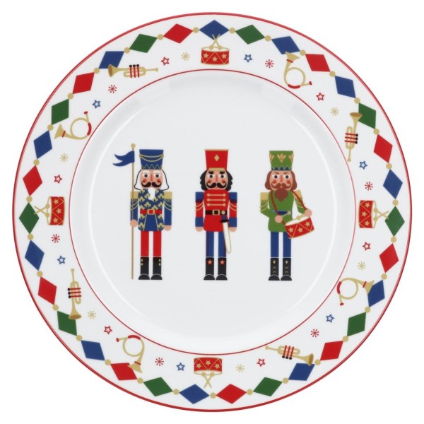 Сервірувальна кругла тача Rose&Tulipani The Christmas Band 31 см для подачі їжі