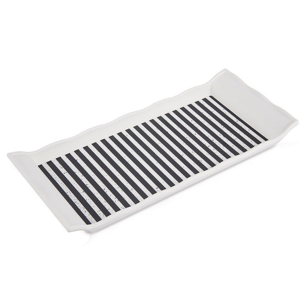 Піднос сервировочный Orion 153886, прямокутний 29.5×13 см — для подачі закусок та напоїв