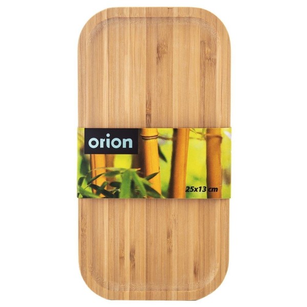 Піднос для сервірування, ORION 153803, бамбуковий прямокутний 25×13 см, для подачі закусок