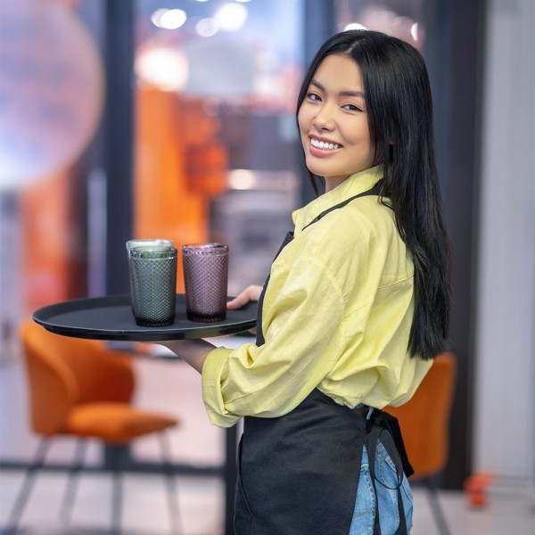 Tарілка-сервірувальна VILDE 139623, tacka antypoślizgowa 35 см для подачі напоїв і страв