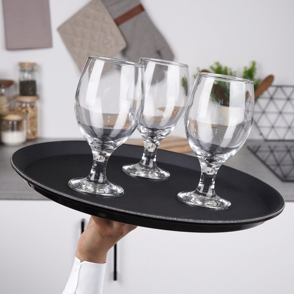 Tарілка-сервірувальна VILDE 139623, tacka antypoślizgowa 35 см для подачі напоїв і страв