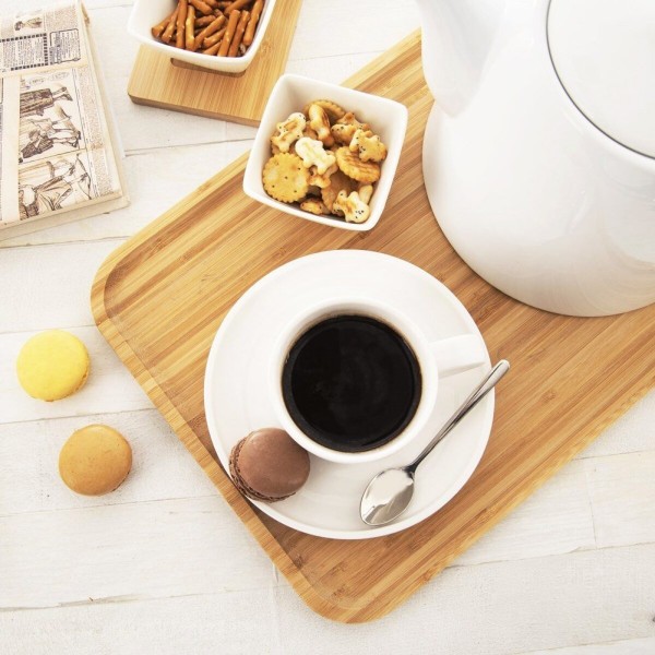 Таріль для подачі, ORION, Taca do serwowania 153804, дерев'яна 44×25×1.5 см для сервірування напоїв і закусок