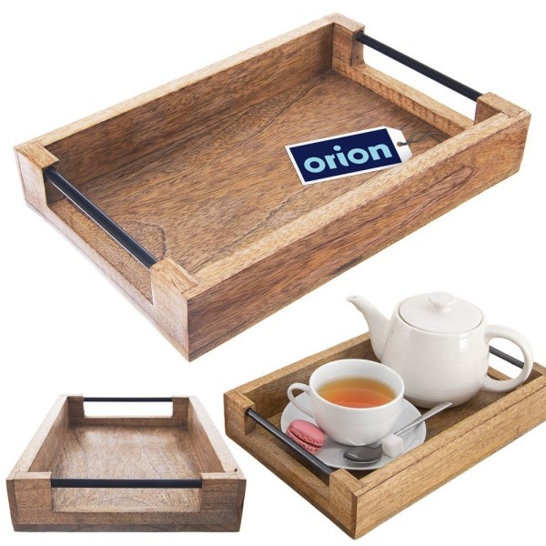 Подавальна тaця, ORION MANGO 153879, дерев'яна 30.5×20.5×6 см для закусок