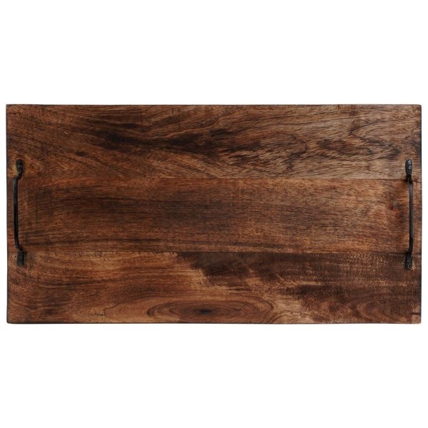 Таріль для подачі, VILDE 259024, дерев'яна тaca 56×29.6 см з ручками для закусок