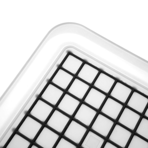 Тарілка для подачі, ORION 153830, біла пластикова 33×23 см — для сервірування та подачі закусок