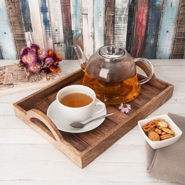 Сервірувальна підноска, Orion, MANGO 153862, дерев'яна 35.5×25.5 см для закусок