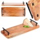 Дошка для сервірування, VILDE 139742, дерев'яна з ручками 40×15.5 см — подача закусок