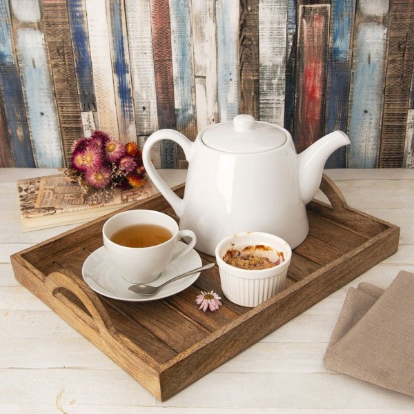 Піднос для сервірування, ORION, MANGO 153863, дерев’яний 40,5×30,5 см — для закусок