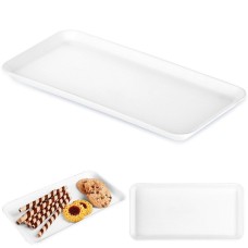 Сервірувальний піднос, білий прямокутний, 29,5x15 см, ORION 153810