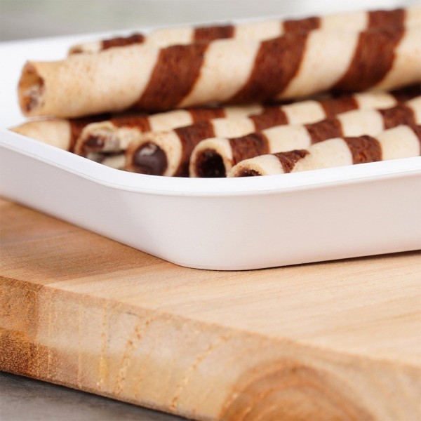 Тарілка сервувальна, ORION, 153810 біла прямокутна 29.5×15 см для подачі страв