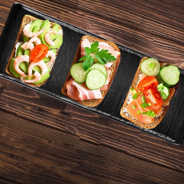 Тарілка сервувальна Orion 153857, керамічна 33.5×12 см — для подачі закусок та десертів