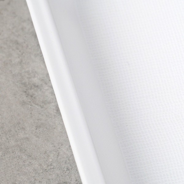 Тарілка-сервіровочна, ORION 153816, пластикова біла 45.5×35.5 см — для подачі закусок та страв