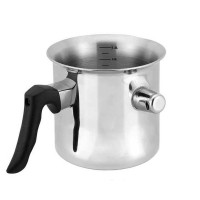 Garnek do mleka Kinghoff KH-3108 1,0L z gwizdkiem do gotowania mleka