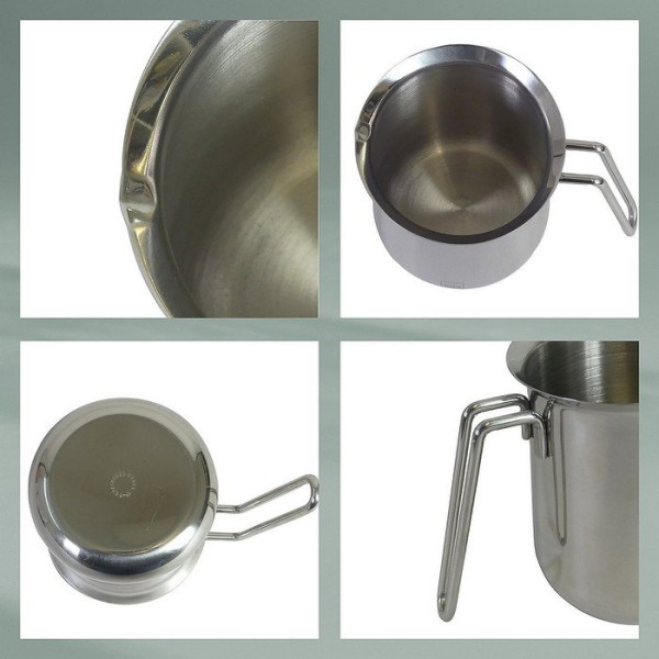 Молочник, KELA Herta, для підігріву молока та приготування соусів, 0,35 л, сталь