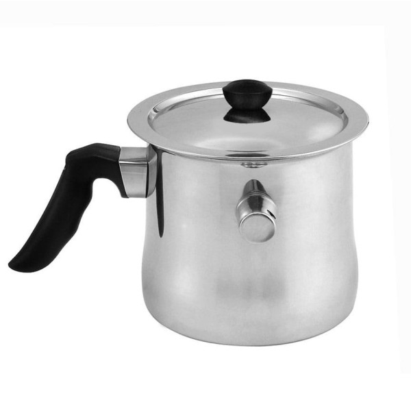 Garnek do mleka Zilner ZL-8701 z gwizdkiem i pokrywką, 1.0L do kuchenek indukcyjnych