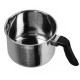 Garnek do mleka Brunbeste BB-2198 stalowy 1,5L idealny do podgrzewania mleka