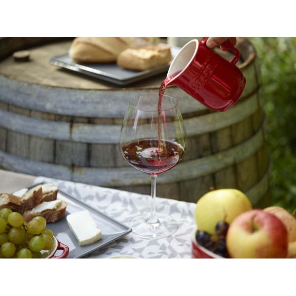 Глечик для молока STAUB SERVING 250 мл, червоний