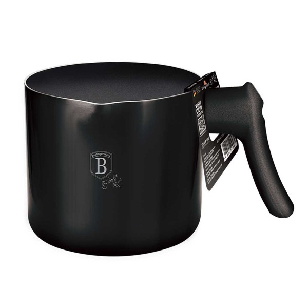 Каструля для молока Berlinger Haus Black Rose BH-6138, 1.2 л, гранітне покриття