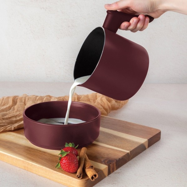 Garnek do mleka, BerlingerHaus Leonardo BH-8045, 1,2 l, do podgrzewania mleka