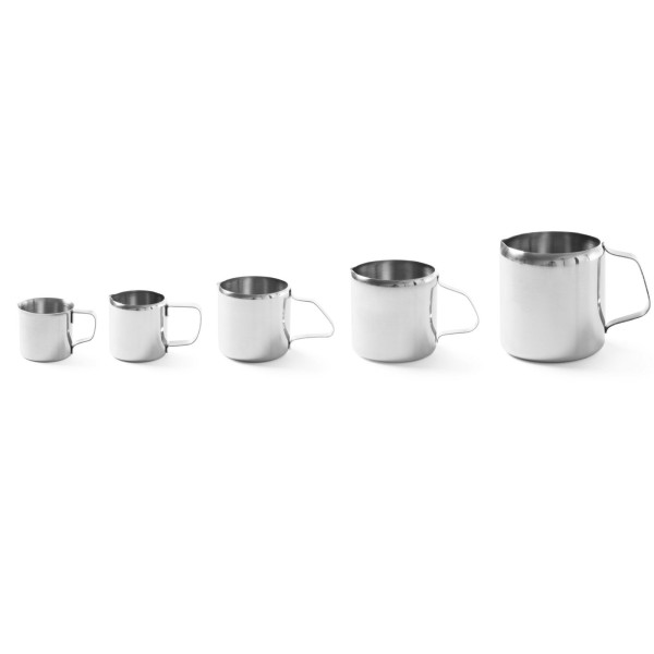 Глечик для молока Hendi 450109 сталевий нержавіючий 30 мл для кави та вершків