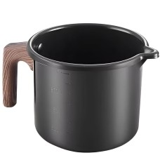 Каструля для молока Brunbeste BB-2547 з антипригарним покриттям, 1.2 л, зі зливом і мірною шкалою