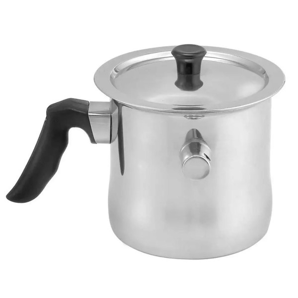 Garnek do mleka Kinghoff KH-3110 1.0L z gwizdkiem idealny do podgrzewania mleka