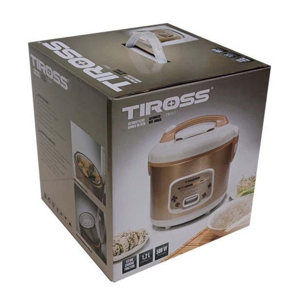 Garnek do gotowania ryżu Tiross TS-997 1.2L 500W – idealny do szybkiego przygotowania ryżu
