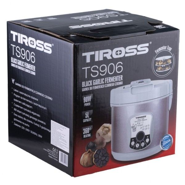 Мультиварка Tiross TS-906 для ферментації чорного часнику 5 л, 90 Вт